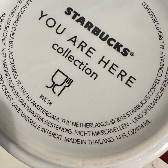 Starbucks Coffee You Are Here Collection Spain Holiday Christmas Mug Cup 2018 - Picture 10 of 10